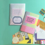 Collagepakket met zine Knippenvouwenplakken