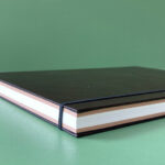 Notitieboek bruin met elastiek