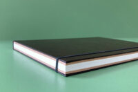 Notitieboek bruin met elastiek