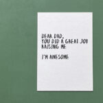Quoteprent | Dear dad