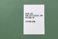 Quoteprent | Dear dad