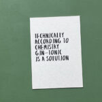 Quoteprent | Gin