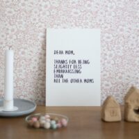 Quoteprent | Dear Mom - Afbeelding 2