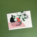 Postkaart | bad