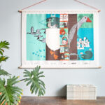 Textielposter Gans
