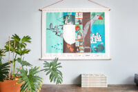 Textielposter Gans
