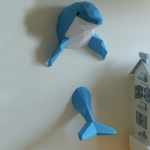 Papiersculptuur | Fin de dolfijn