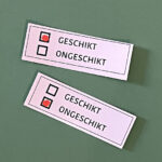 Sticker geschikt - ongeschikt | 10 stuks