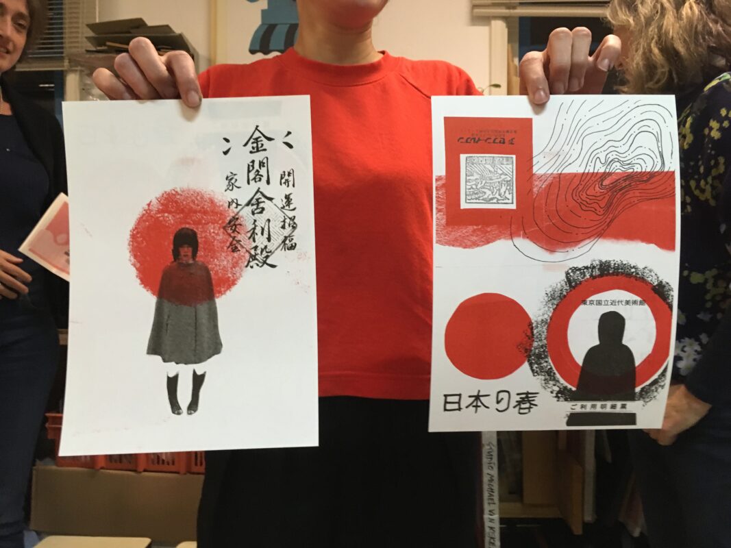 Workshop monoprint zeefdrukken Van Kekem4