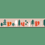 Washi Tape  |  Donna Wilson Cyril in the forest