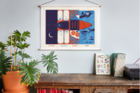 Textielposter Vis | groot