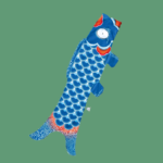 Koinobori Bleu Ocean (S)