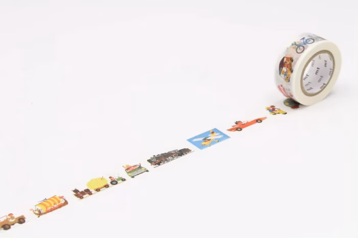 Washi Tape  |  Alain Gree vehicle - Afbeelding 2