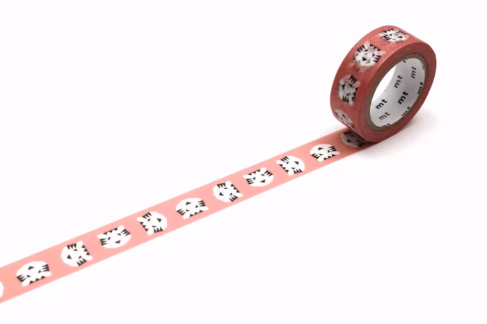 Washi Tape  |  papier tigre le tigre pink - Afbeelding 3
