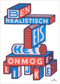 Poster | Ben realistisch, eis het onmogelijke - B2 - Afbeelding 2