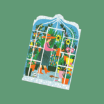 Greenhouse Die Cut Card