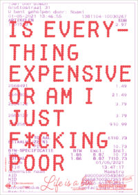 Prent | Is everything expensive - A3 - Afbeelding 2