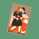 Man and Woman Concertina Heart Card