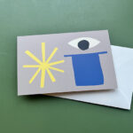 Dubbele postkaart |  Sue Doeksen | hoge hoed