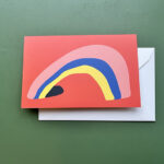 Dubbele postkaart |  Sue Doeksen | regenboog