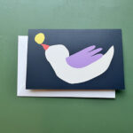 Dubbele postkaart |  Sue Doeksen | duif