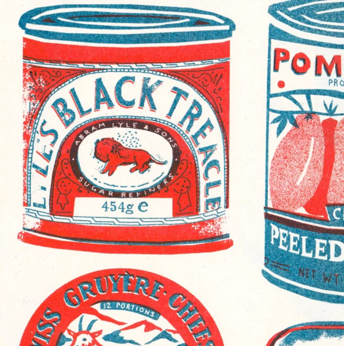 A3 Tins Collection Riso Print - Afbeelding 2