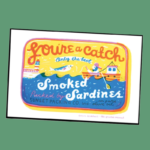 You're a Catch A4 Risograph Art