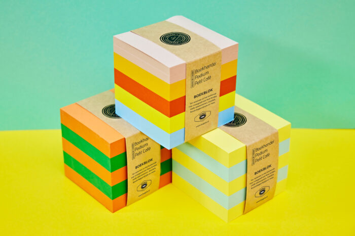 Kliekjespapier | blok met notitieblaadjes | 100 x 100 x 100 mm - Afbeelding 2