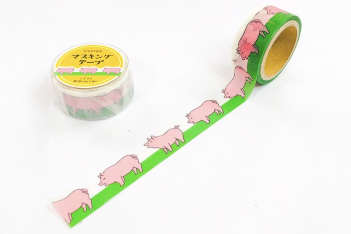 Washi Tape  |  retro pigs - Afbeelding 2