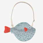 Schoudertas pufferfish aqua