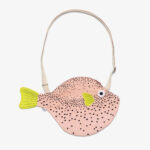 Schoudertas pufferfish pink