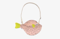 Schoudertas pufferfish pink