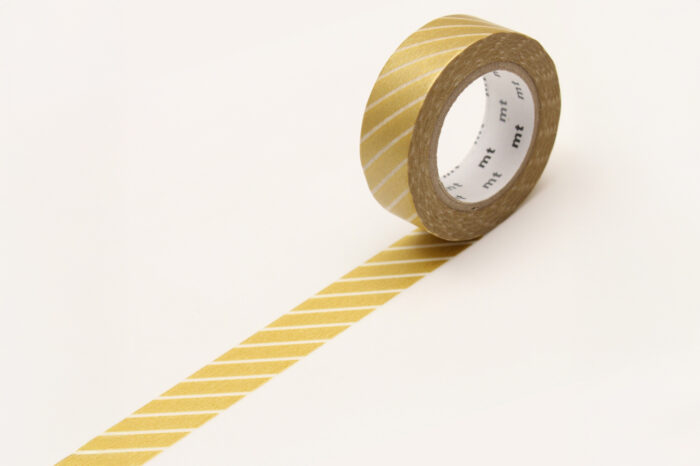 Washi Tape  |  stripe gold - Afbeelding 3