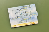 Bewegende kaart sardines in blik