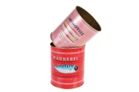 Roze blik | ansjovis | 12 cm hoog - Afbeelding 3