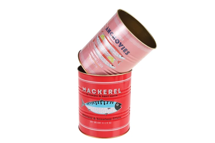 Roze blik | ansjovis | 12 cm hoog - Afbeelding 3