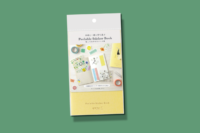 Midori stickerbewaarboekje geel