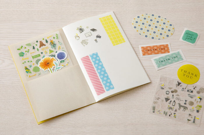 Midori stickerbewaarboekje geel - Afbeelding 6