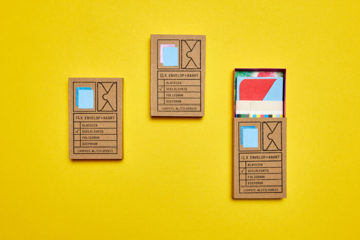 Doosje met enveloppen en kaartjes | oude posters - Afbeelding 3