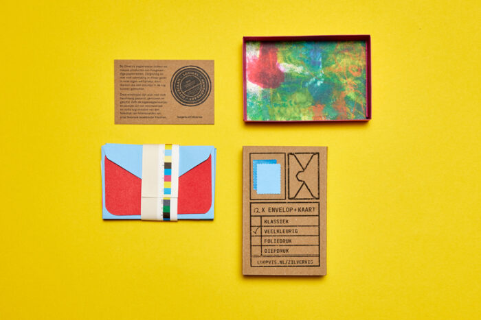 Doosje met enveloppen en kaartjes | oude posters - Afbeelding 2