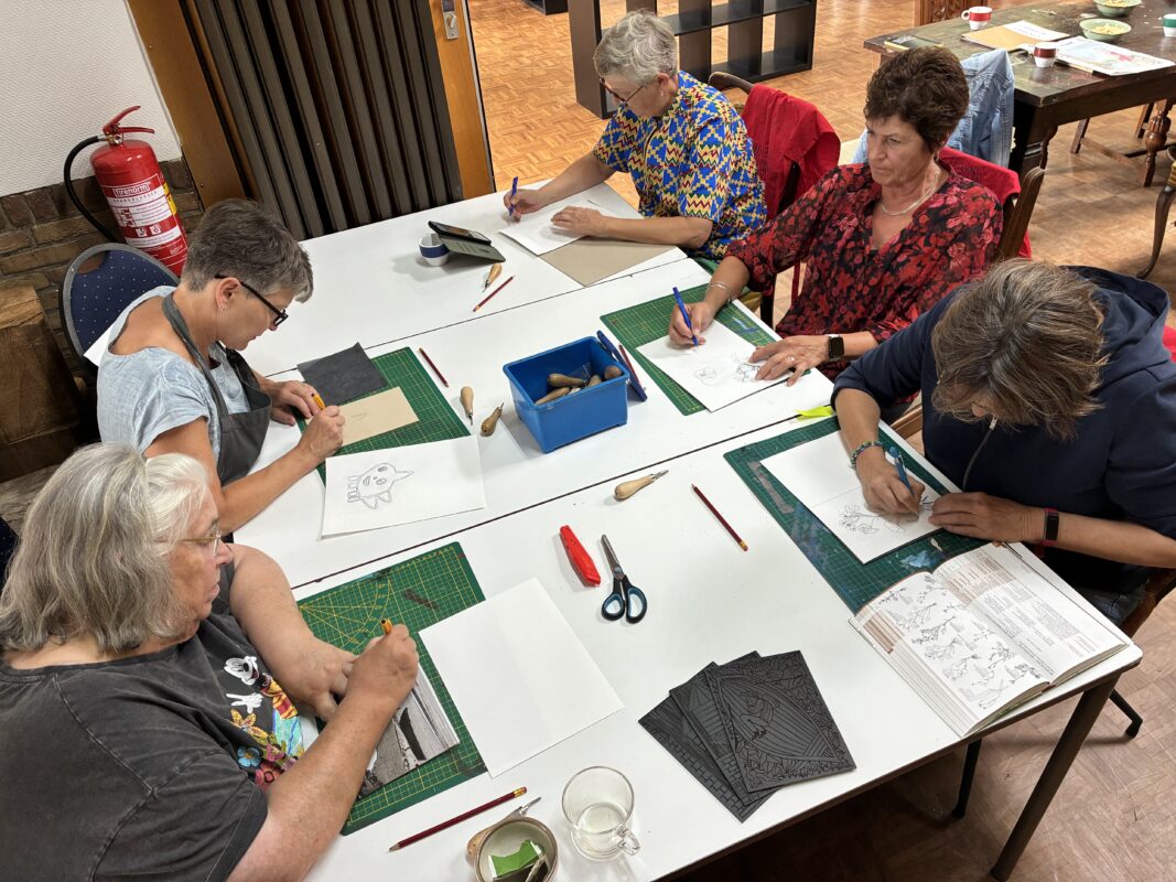 workshop lino loopvisserij