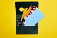 Cadeaumapje met enveloppen van oude posters - Afbeelding 3