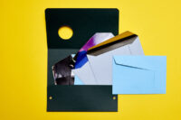 Cadeaumapje met enveloppen van oude posters - Afbeelding 4